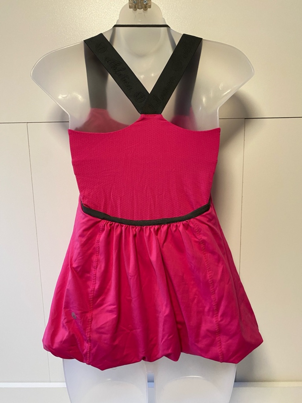 lululemon athletica Hot Pink Tank with Charcoal Trim - Picture 2 of 8